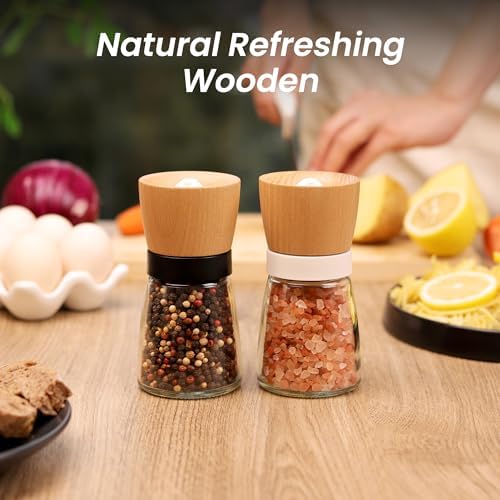 VEVOK CHEF Salt Pepper Grinder Set