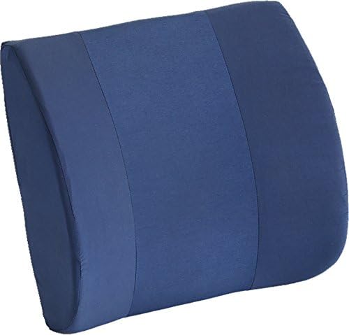 NOVA Lumbar Back Cushion Navy Blue Contoured Support Pillow