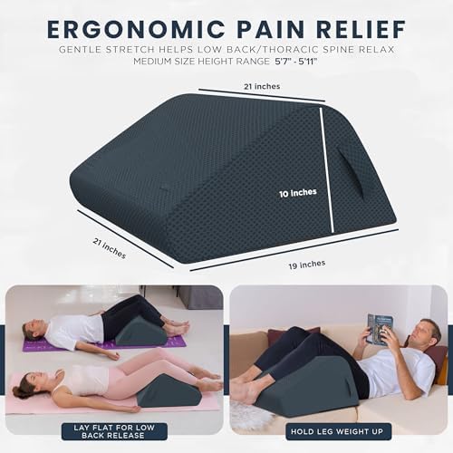 Zen Bloks 10 Leg Elevation Wedge Pillow Gray