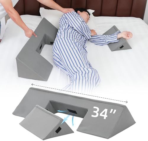 TYYIHUA 34 Wedge Pillow for Side Sleepers