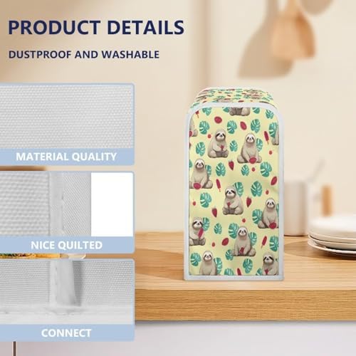 Cute Sloth Electric Can Opener Dust Cover