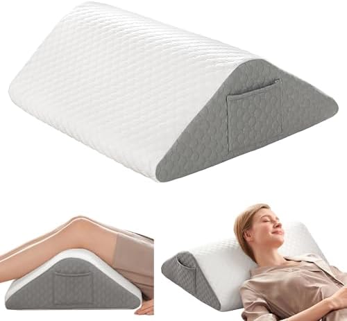 Simpledad Knee Wedge Pillow for Back Pain Relief