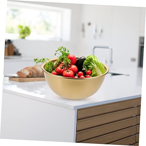Hoement 1 Set Stainless Steel Drain Basket Colander