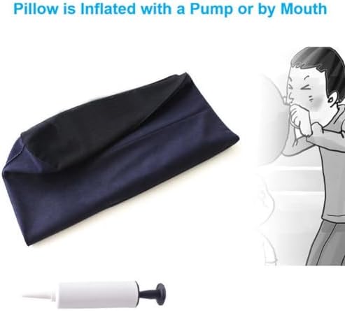Aolowewin Inflatable Breads Pillow with S-Shape Design 1