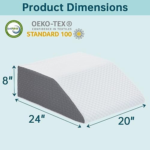 Loeysu Bed Wedge Pillow - Leg Support Pain Relief