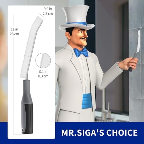 MRSIGA Crevice Cleaning Brush 2 Pack