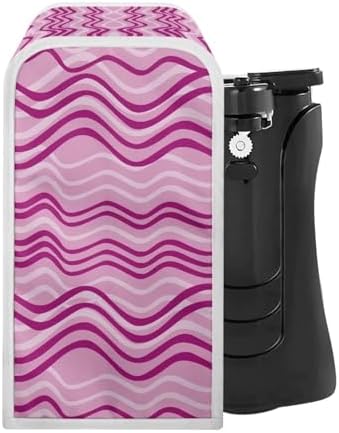 Pink Stripe Electric Can Opener Dust Cover 1