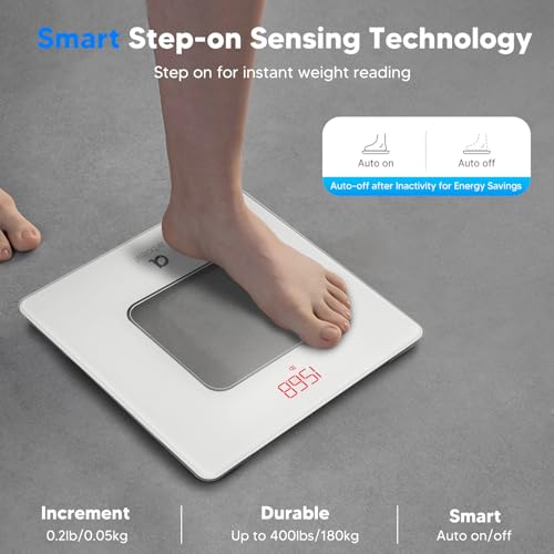 arboleaf Digital Bathroom Scale with LED Display