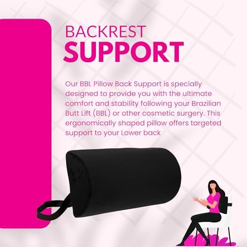 BBL Pillow Post Surgery Pack of 8 with Back Support