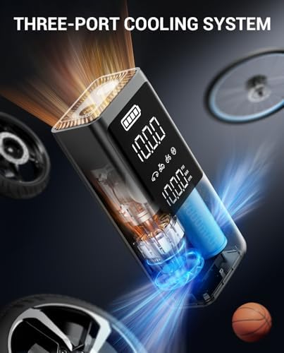 AVAPOW Tire Inflator with 150 PSI and LCD Screen