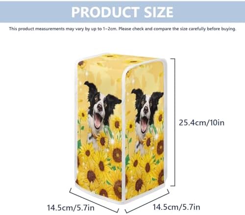 Electric Can Opener Dust Cover with Sunflower Pattern