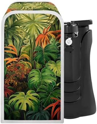Electric Can Opener Dust Cover with Green Pattern