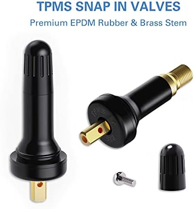 CKAuto TPMS 20008 Rubber Snap-in Valve Stem 50 pcsBag 1