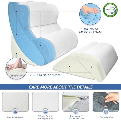 KingPavonini 6PCS Orthopedic Bed Wedge Pillow Set 1