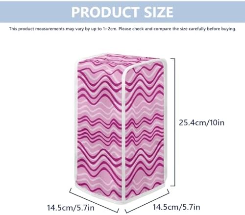 Pink Stripe Electric Can Opener Dust Cover 1