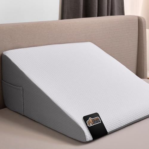 GORILLA GRIP Bed Wedge Pillow for Sleeping