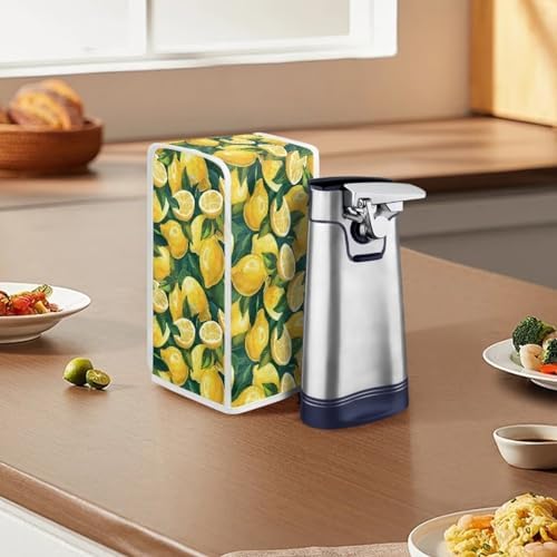Lemon Print Electric Can Opener Cover 1