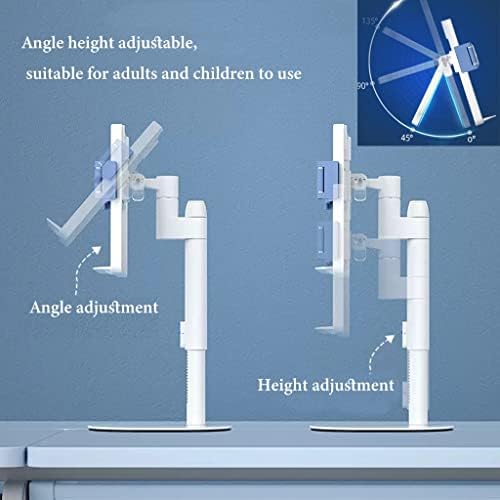 Adjustable Book Stand with Page Clips Ergonomic for Books Laptop
