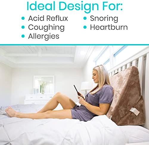 Xtra-Comfort Bed Wedge Pillow - 3 in 1 Folding Support System