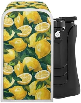 Lemon Print Electric Can Opener Cover 1