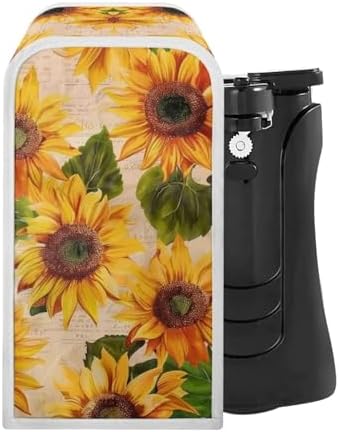 DISNIMO Vintage Sunflower Can Opener Cover