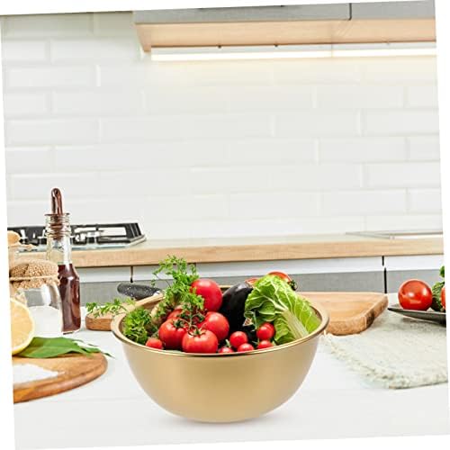 Hoement 1 Set Stainless Steel Drain Basket Colander