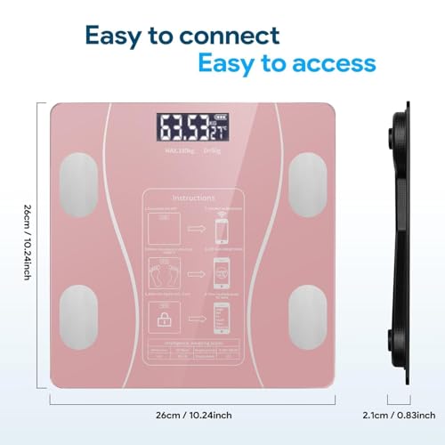 ChuangMaiShi Intelligent Body Fat Scale with Bluetooth