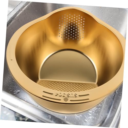 Cabilock Stainless Steel Colander with Drain Board