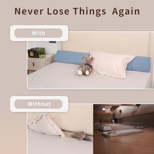 Aurako Cal King Bed Wedge Pillow with Side Pockets