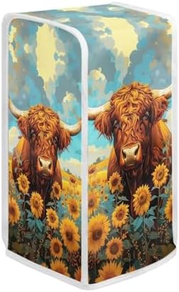 Highland Cow Can Opener Cover Electric Kitchen Decor