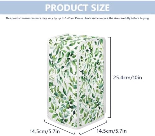 Fishoutleap Green Leaf Electric Can Opener Cover