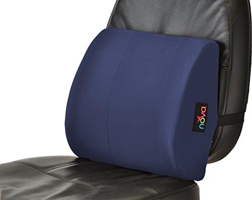 NOVA Lumbar Back Cushion Navy Blue Contoured Support Pillow