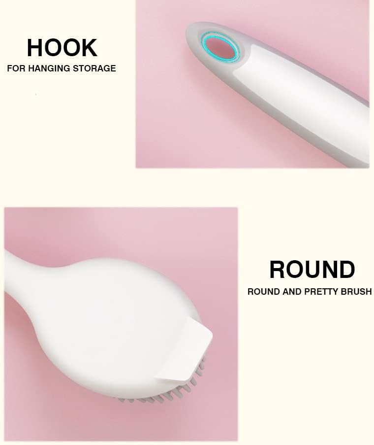 AMORBASE Dish Scrubber with Scraper Tip and Soft Bristles 1