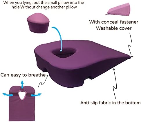 3 in 1 Prone Pillow with Removable Cover
