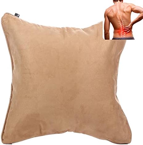 AJUVIA QiPillow - Inflatable Lumbar Support Square Pillow Camel