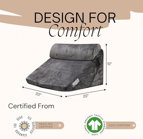 LJA PRIME 3Pcs Wedge Pillow Set for Sleep Apnea Relief