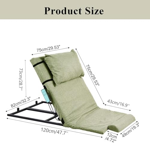 Power Lifting Bed Backrest with Pillow and Foot Pad 1