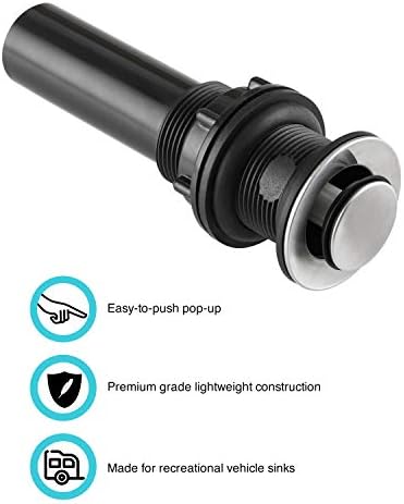 Dura Faucet Universal RV Bathroom Sink Pop-Up 1