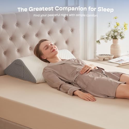 Simpledad Knee Wedge Pillow for Back Pain Relief