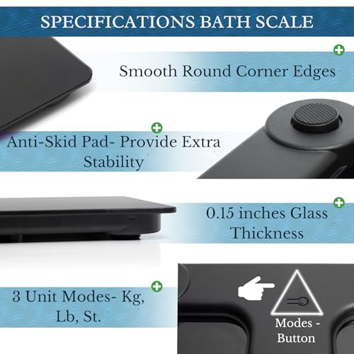 Moss Stone Digital Body Weight Scale 400lb