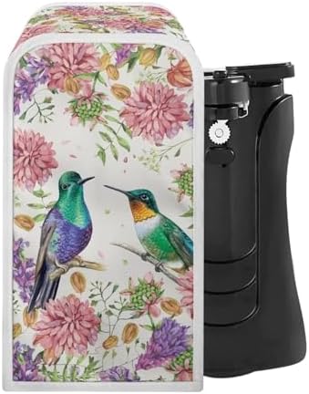 CREAMIC Hummingbird Floral Can Opener Cover