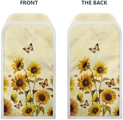 TODIYADDU Yellow Sunflower Can Opener Cover for Women