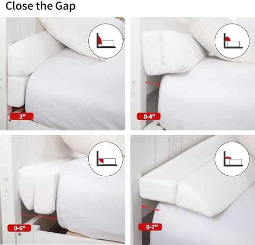 MABOZOO Foldable Gap Filler Pillow for Headboard
