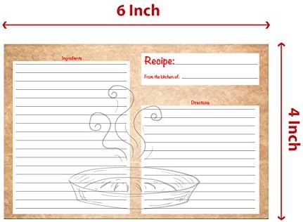Better Crafts Kitchen Classics Recipe Cards 50 Double Sided
