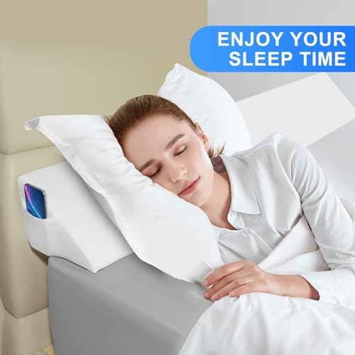 Talcusble King Size Bed Wedge Pillow White