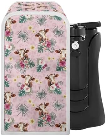 ZUXONGSY Electric Can Opener Dust Cover with Tropical Palm Design