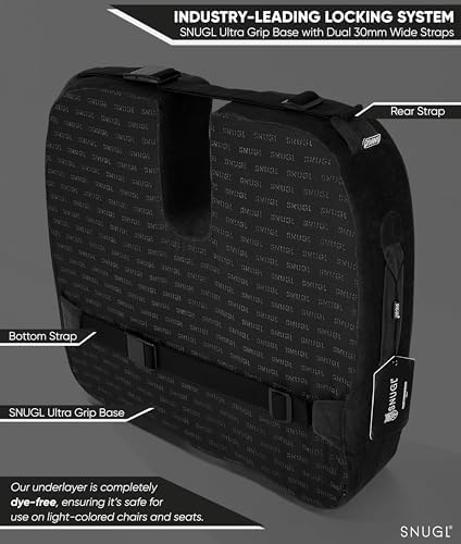 SNUGL Seat Cushion for Tailbone Back Pain Relief 1