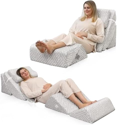 TOLEAD 6pcs Orthopedic Bed Wedge Pillow Set