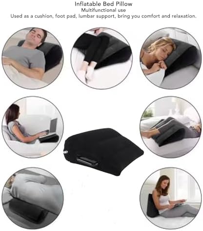 FOSA Inflatable Wedge Pillow for Sleeping and Travel 1