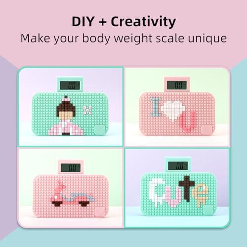 Venugopalan Mini Travel Body Scale - 330 lb Blue
